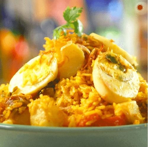 Brown Rice Egg Biryani