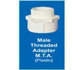 Plastic Male Threaded Adapter (MTA) for Pipes