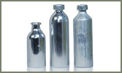 Aluminium Bottles with Plastic Plug and Seal