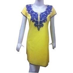 Half Sleeve Designer Kurti