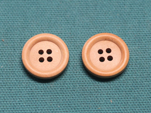 Natural Wood Button