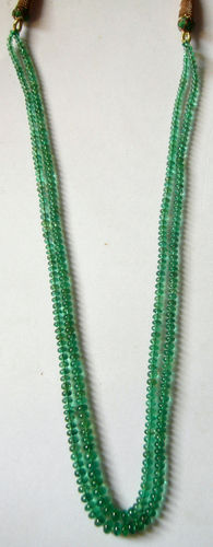 Emerald Bead Necklace (Graduation)
