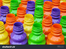 Rigid Colored Plastic Bottle