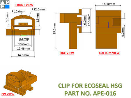 Clip For Ecoseal Hsg