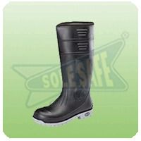 PVC Gumboot - PVC/Rubber Material, Steel Toe Cap, Available Sizes 5-6 | Water Resistant, Heat Resistant, Elegant Design, Excellent Grip on All Surfaces