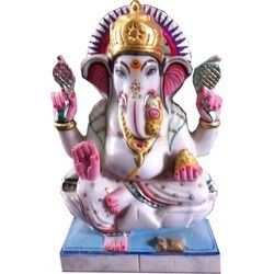 Lord Ganesha Marble Statue