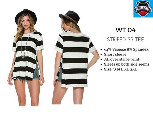 Striped Ss Tee