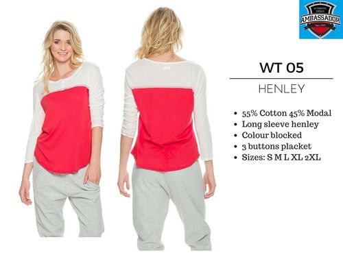 Women'S Henley Top