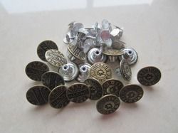 Customized Brass Jeans Button