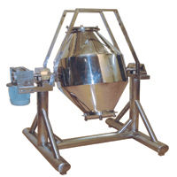 Double Cone Blender - High-Efficiency Mixing Equipment | Removable Lids for Easy Feeding, Discharging and Cleaning