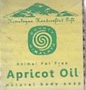 Apricot Oil Natural Body Soap