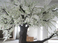 Artificial White Cherry Blossom Tree