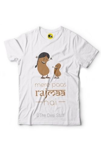 Mere Paas RajMaa Hai Print T-Shirt