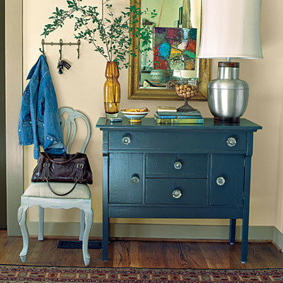 Painted Rustic Cabinet