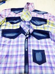 Party Wear Men Check Shirts