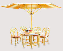 4 Sticks Umbrella Structure With Ferrari Fabric