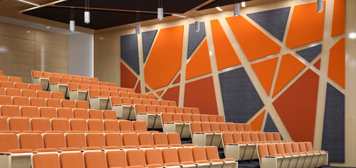 Auditorium Acoustical Wall Paneling Service By Stage Lights