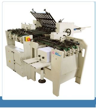 Book Paper Folding Machine - Adjustable Buckle & Individual Conveyor Belt Tension | DC Variable Speed Drive, Low Vibration Ball Bearing System