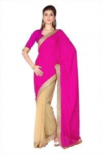 Pink Beige Viscose Jaquard Net Saree With Unstitched Blouse Ingredients: Glutathione