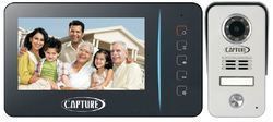 Capture Video Door Phone - 79x148x45 mm , Hands-Free Design with Expandable Monitors & Cameras, Clear Night Vision