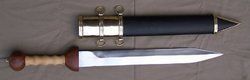 Roman Gladius 19 Inch Blace Sword