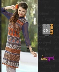 Desi Girl And 100 Mile Stone Kurti
