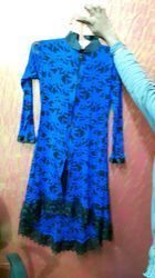 Long Net Blue Color Kurti