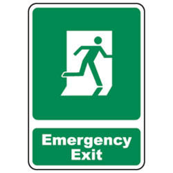 Flawless Finish Emergency Exit Signages