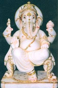 Shree Ganesha Marble Statue