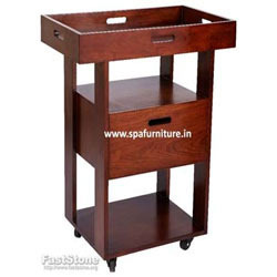 Wooden Spa Trolley 