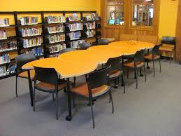 Long Library Room Table