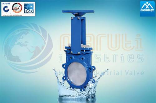 Knife Edge Gate Valve With Manual Operating