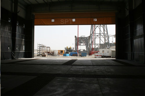 Manual Blast Room With Abrasive Recycling And Belt Type Recovery