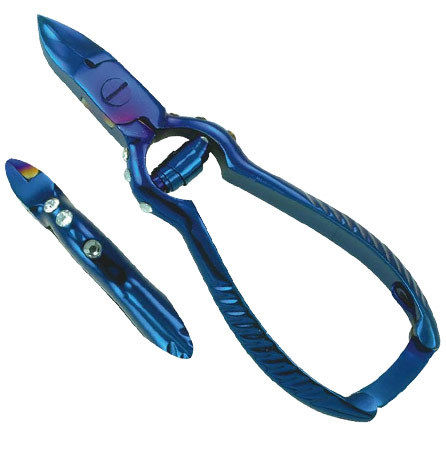 Nail Clipper 5.5" Blue Coated