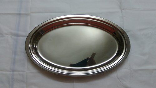 Stainless Steel Deep Oval Rice Tray