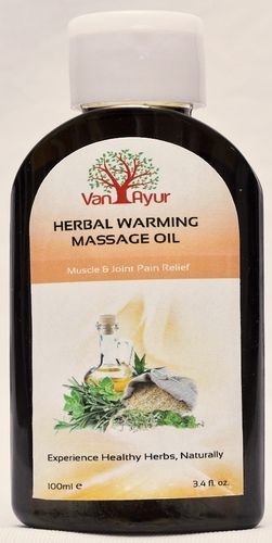 VanAyur Herbal Warming Massage Oil