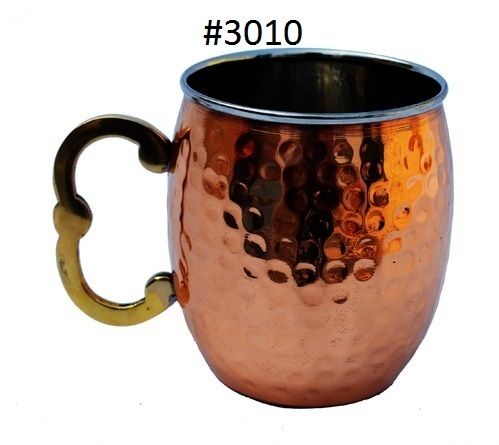 Moscow Mule Mug With Designer Brass Handle