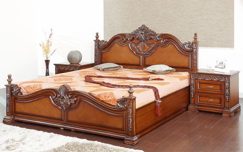 Wooden Double Bed