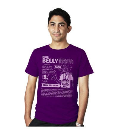 Belly Aubergine T-Shirt