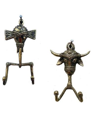 Antique Design Elephant Bull Cloth Hangers