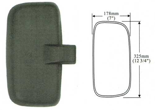 हिनो और इसुज़ु एफटीआर के लिए ओटीएम 1673 रियरव्यू साइड मिरर