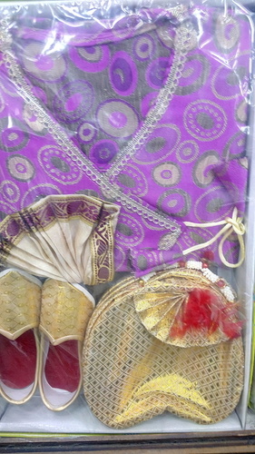 Sherwani Set With Pagri and Shoe