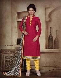 Chanderi Chudidhar Suit