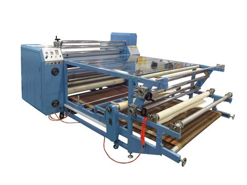 High Pressure Rotary Heat Transfer Machine For Garment, Roll To Roll