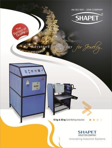 Induction Based Gold Melting Machine (15kg. With Tilting Unit)