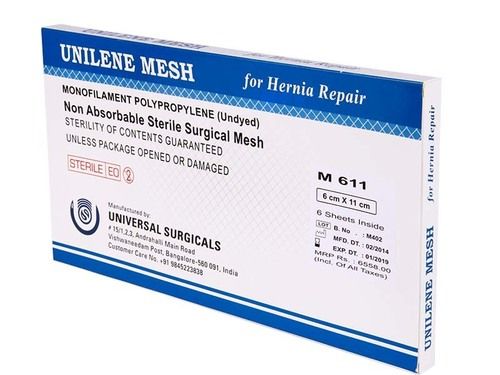 UNILENE MESH a   Non Absorbable Polypropylene Surgical Mesh