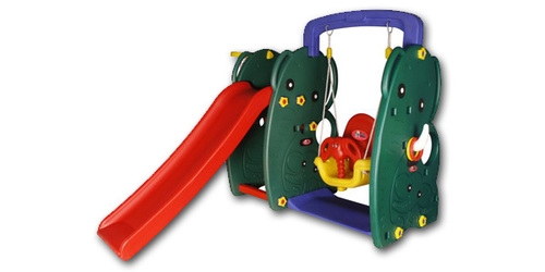 Elephant Slide With Swing - 163x164x127 cm | Durable Design, Ideal for Outdoor Fun, Suitable for Ages 2+