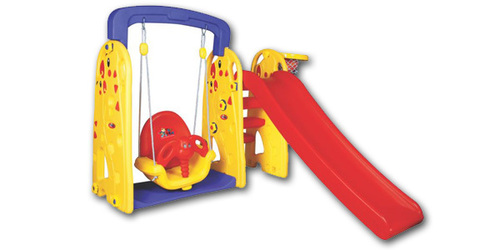 Giraffe Slide With Swing Playground