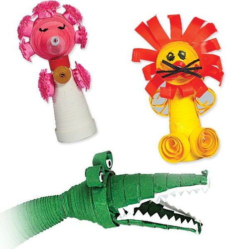 Paper Quilling - Finger Puppets