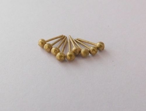 Brass Fancy Ear Stud